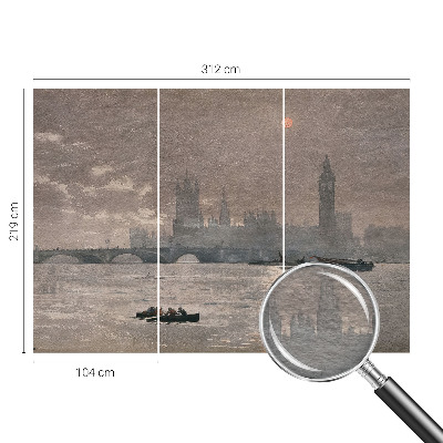 Papier peint panoramique intissé Nočná panoráma