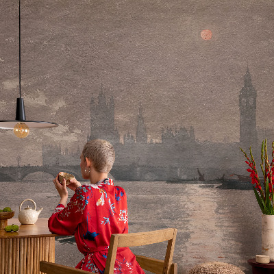 Papier peint panoramique intissé Nočná panoráma