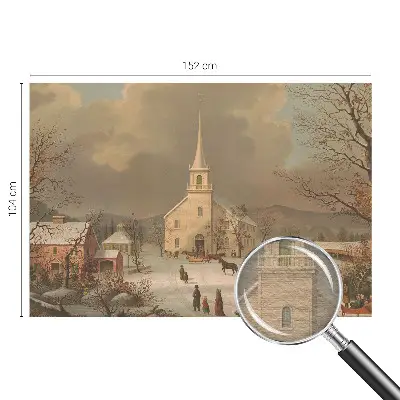 Papier peint photographique intissé paysage d'hiver