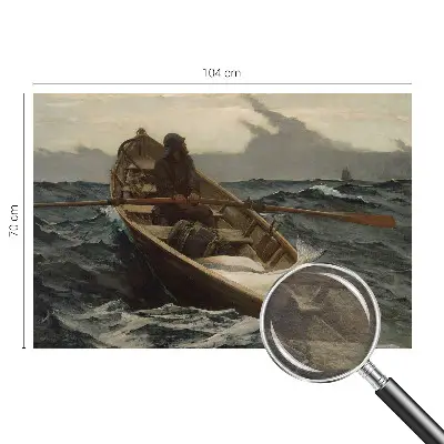 Papier peint photo imprimé sur tissu non tissé Pêcheur en mer