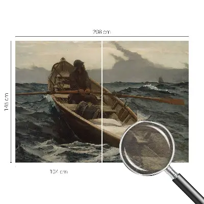 Papier peint photo imprimé sur tissu non tissé Pêcheur en mer