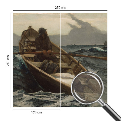 Papier peint panoramique sur mesure Rybár na mori