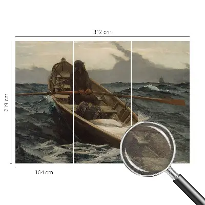 Papier peint photo imprimé sur tissu non tissé Pêcheur en mer