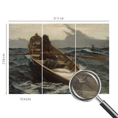 Papier peint panoramique sur mesure Rybár na mori