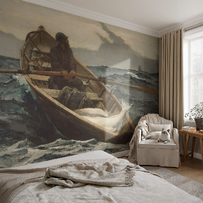 Papier peint panoramique sur mesure Rybár na mori