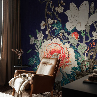 Papier peint panoramique enfant Kvetinový košík