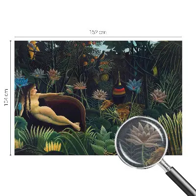 Papier peint panoramique moderne avec un motif de jungle exotique