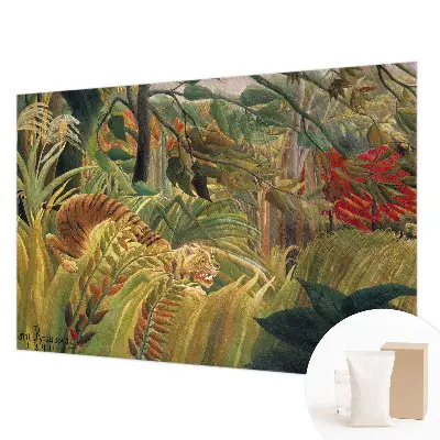 Papier peint photo imprimé sur tissu non tissé Tigre exotique