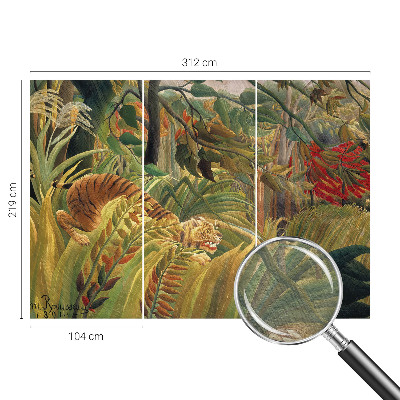 Papier peint panoramique haut de gamme Exotický tiger