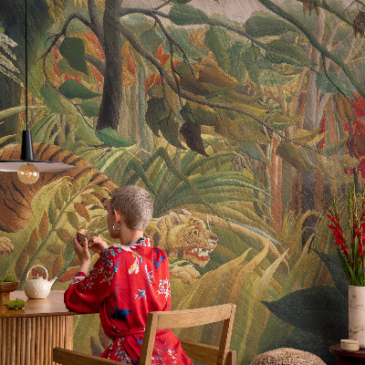 Papier peint panoramique haut de gamme Exotický tiger