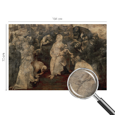 Papier peint panoramique tendance représentant une scène intitulée «Duchovné stretnutie»