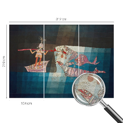Papier peint panoramique facile à poser avec le motif « Rybár lovec »