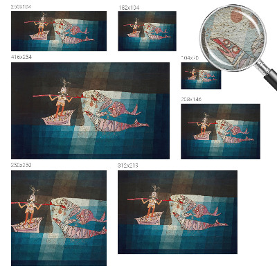 Papier peint panoramique facile à poser avec le motif « Rybár lovec »