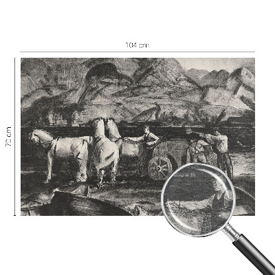 Papier peint panoramique intissé moderne Dedinská scéna