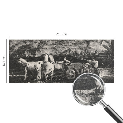 Papier peint panoramique intissé moderne Dedinská scéna