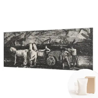 Papier peint intissé Scène de village