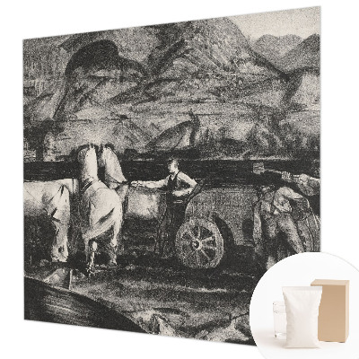 Papier peint panoramique intissé moderne Dedinská scéna