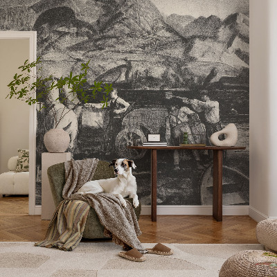 Papier peint panoramique intissé moderne Dedinská scéna