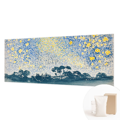 Papier peint photo intissé avec un motif abstrait d'étoiles