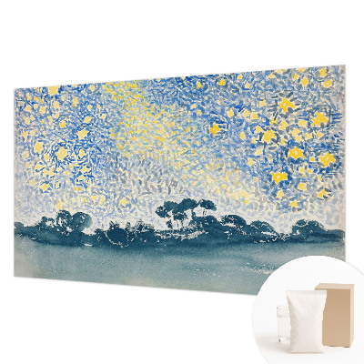 Papier peint photo intissé avec un motif abstrait d'étoiles
