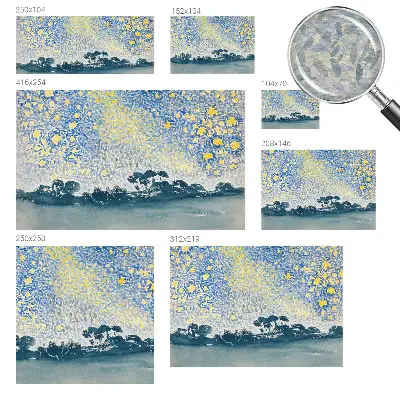 Papier peint photo grand format pour le mur Abstraction des étoiles
