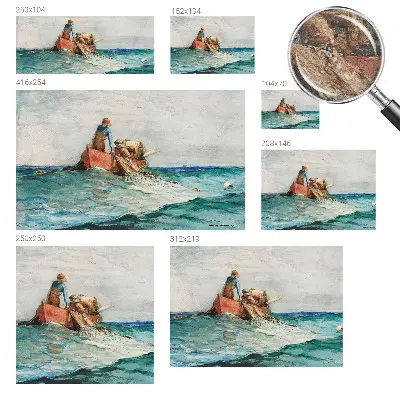 Papier peint photo imprimé sur tissu non tissé Expédition en mer