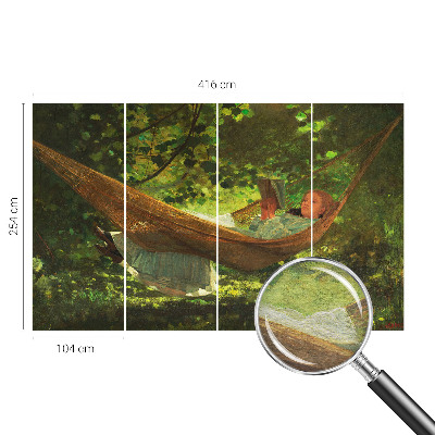 Décoration murale panoramique intissé Relax v hojdacej sieti