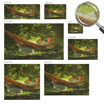 Décoration murale panoramique intissé Relax v hojdacej sieti