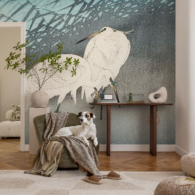 Papier peint panoramique intissé Jemné vtáky