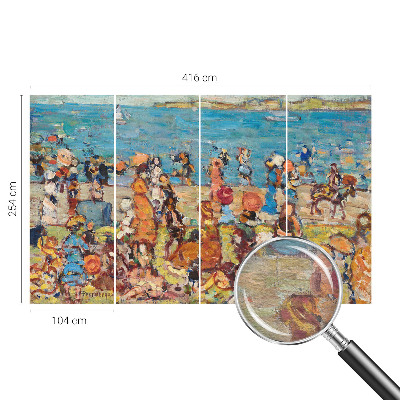 Tapisserie panoramique Plážová scéna