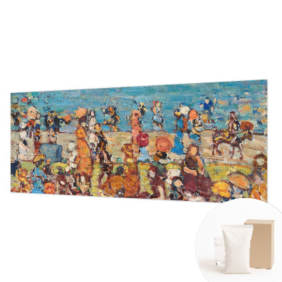Tapisserie panoramique avec une scène de plage