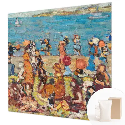 Papier peint photographique sur tissu non tissé scène de plage