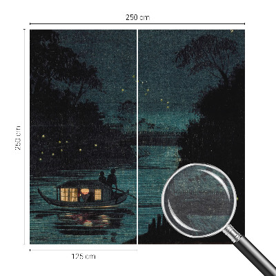 Papier peint panoramique sur mesure Večerné svetlá