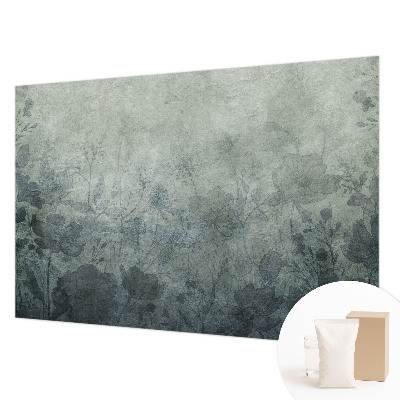 Papier peint panoramique moderne avec un motif de plantes élégant
