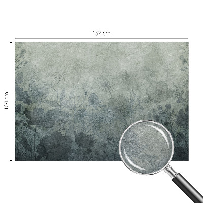 Papier peint panoramique moderne avec un motif de plantes élégant