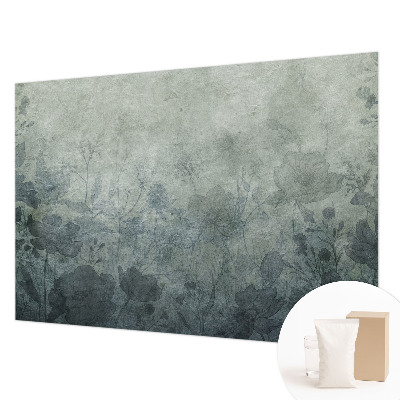 Papier peint panoramique moderne avec un motif de plantes élégant