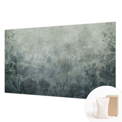 Papier peint panoramique moderne avec un motif de plantes élégant