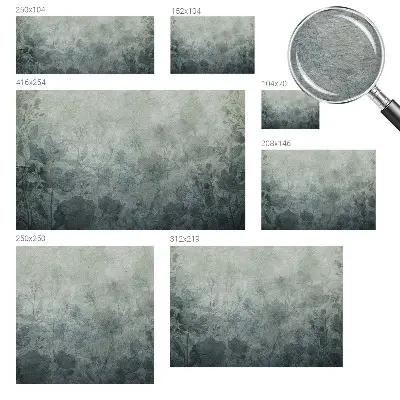 Papier peint photo imprimé sur tissu non tissé Élégance végétale