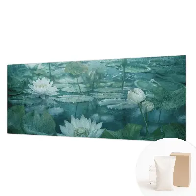 Papier peint photographique intissé fleurs aquatiques