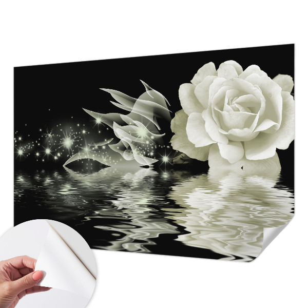 Papier peint chambre adulte cocooning Žiarivá ruža