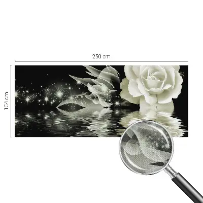 Papier peint photographique intissé Rose lumineuse