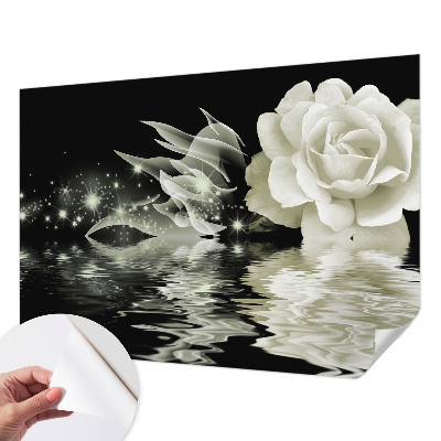 Papier peint chambre adulte cocooning Žiarivá ruža