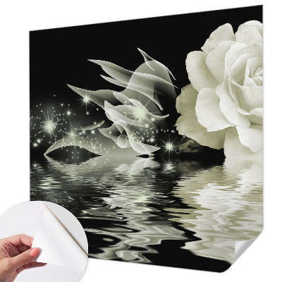 Papier peint chambre adulte cocooning Žiarivá ruža