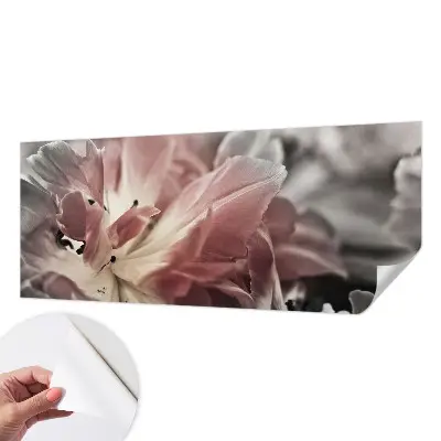 Papier peint photo imprimé sur tissu non tissé Fleur pastel