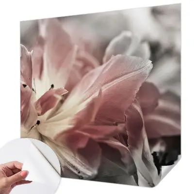 Papier peint photo imprimé sur tissu non tissé Fleur pastel