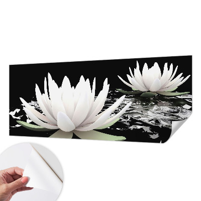 Papier peint tendance chambre adulte Vodné kvety