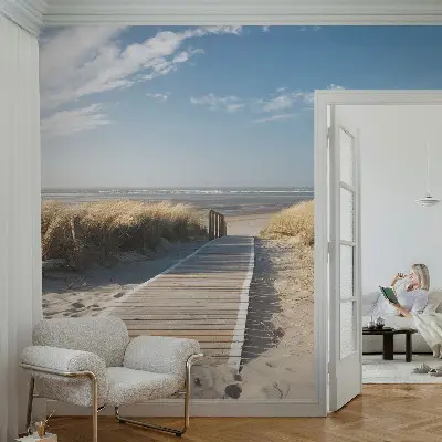 Papier peint intissé imprimé Chemin de la mer