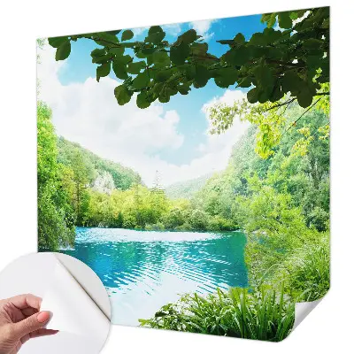 Papier peint intissé oasis naturelle