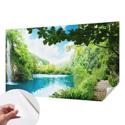 Papier peint intissé oasis naturelle