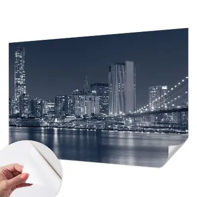 Papier peint photographique sur tissu non tissé Ville de nuit